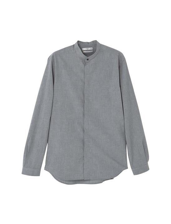 Mango پیراهن نخی یقه ایستاده مردانه